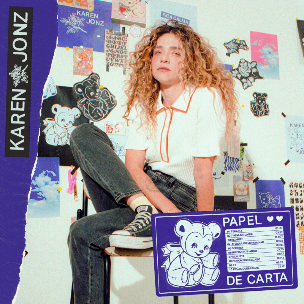 Karen Jonz lança intimista e confessional disco de estreia “Papel de Carta”