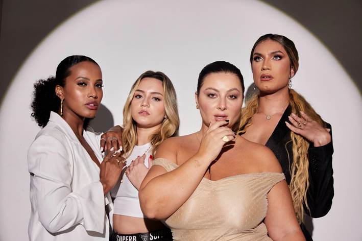 Aretuza, Letticia Munniz, Camila Rocha e Carol Novaes são os novos rostos da NEU Jewels