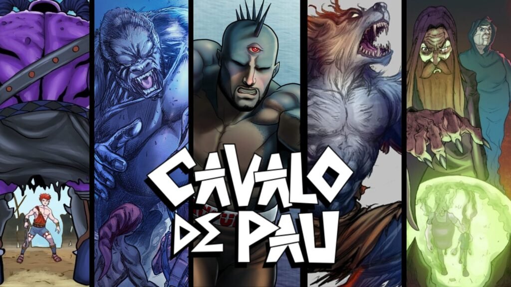 “Cavalo de Pau” é a mais nova revista de histórias em quadrinhos brasileira, com personagens inéditos e editada pela LDZ Editora, novo selo de Lipe Diaz