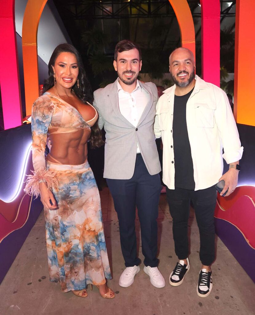 RP Alan Victor recebe famosos na festa de lançamento do Camarote Rio Praia