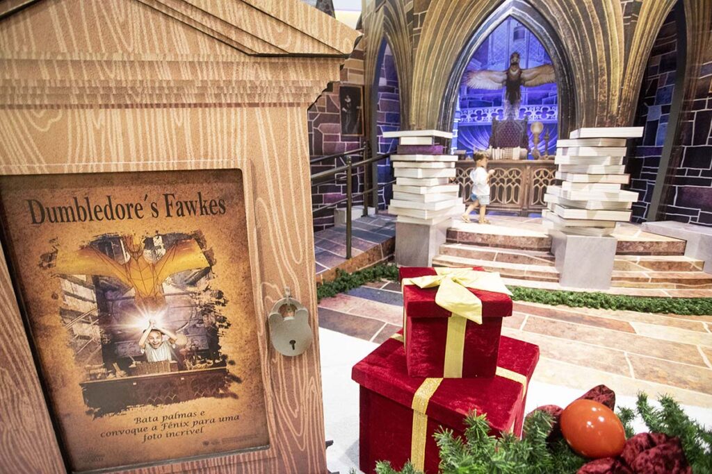 Experiência Harry Potter “Natal no Mundo Bruxo” é inaugurada no Américas Shopping