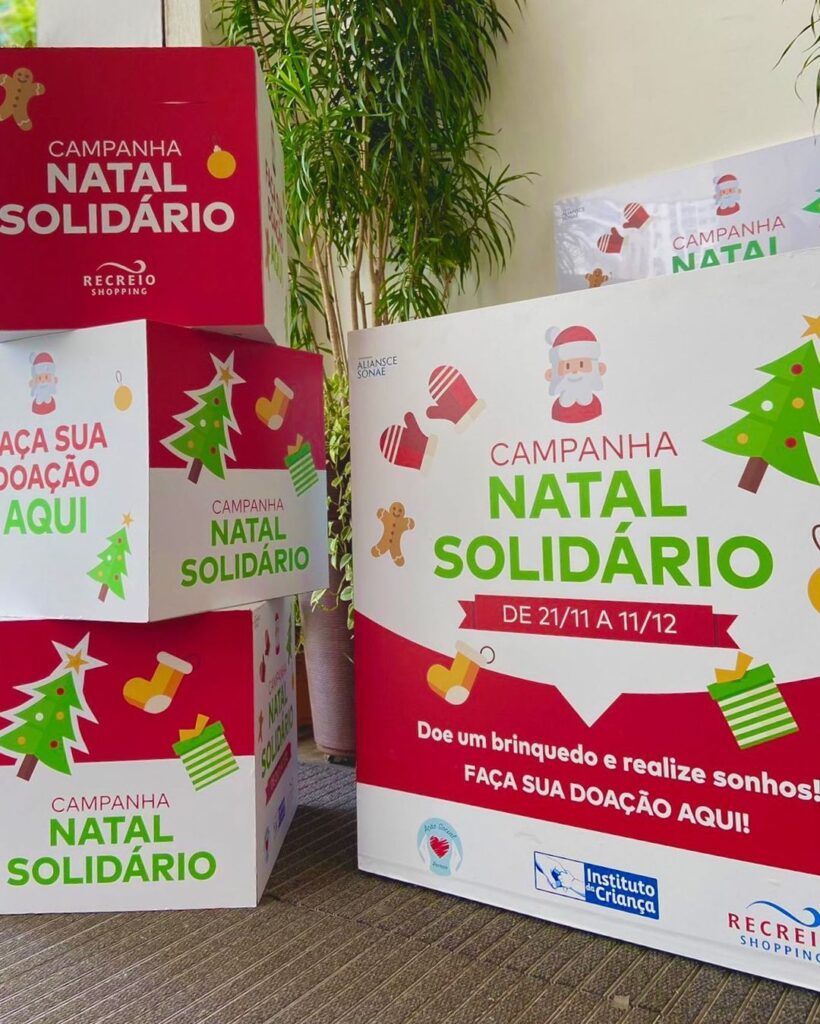 Shoppings da Aliansce Sonae no Rio de Janeiro arrecadam brinquedos para Natal solidário