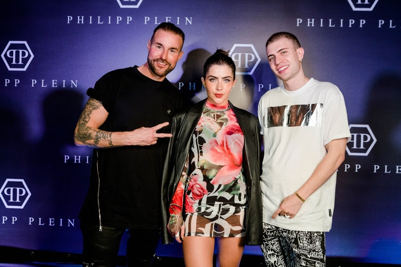 Philipp Plein recebe famosos na inauguração da sua primeira loja no Brasil 