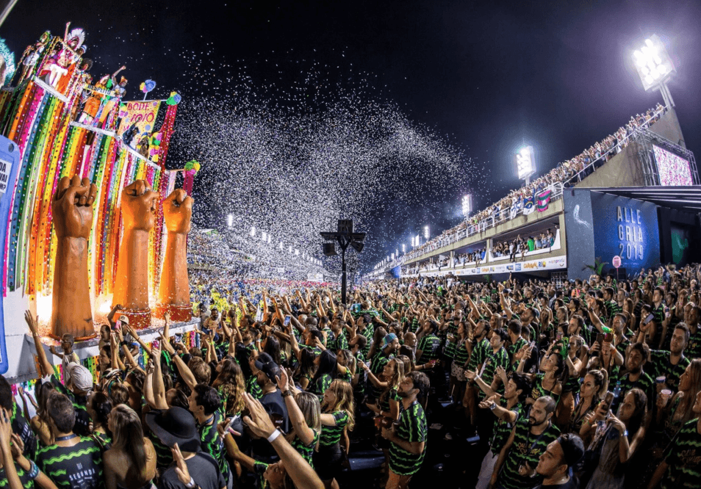 Camarote Allegria terá sete dias de festas na Sapucaí e homenageia Escolas de Samba