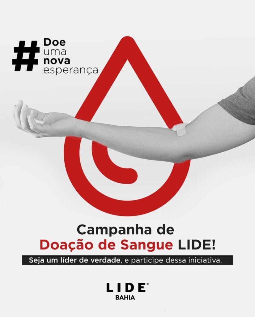 LIDE promove campanha de doação de sangue durante o mês de fevereiro