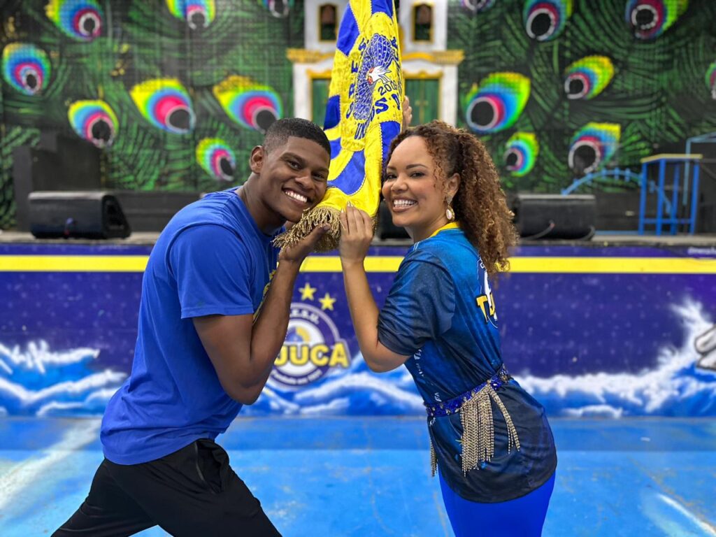 Casais de mestre sala e porta-bandeira da Unidos da Tijuca iniciam ensaios visando o Carnaval 2024