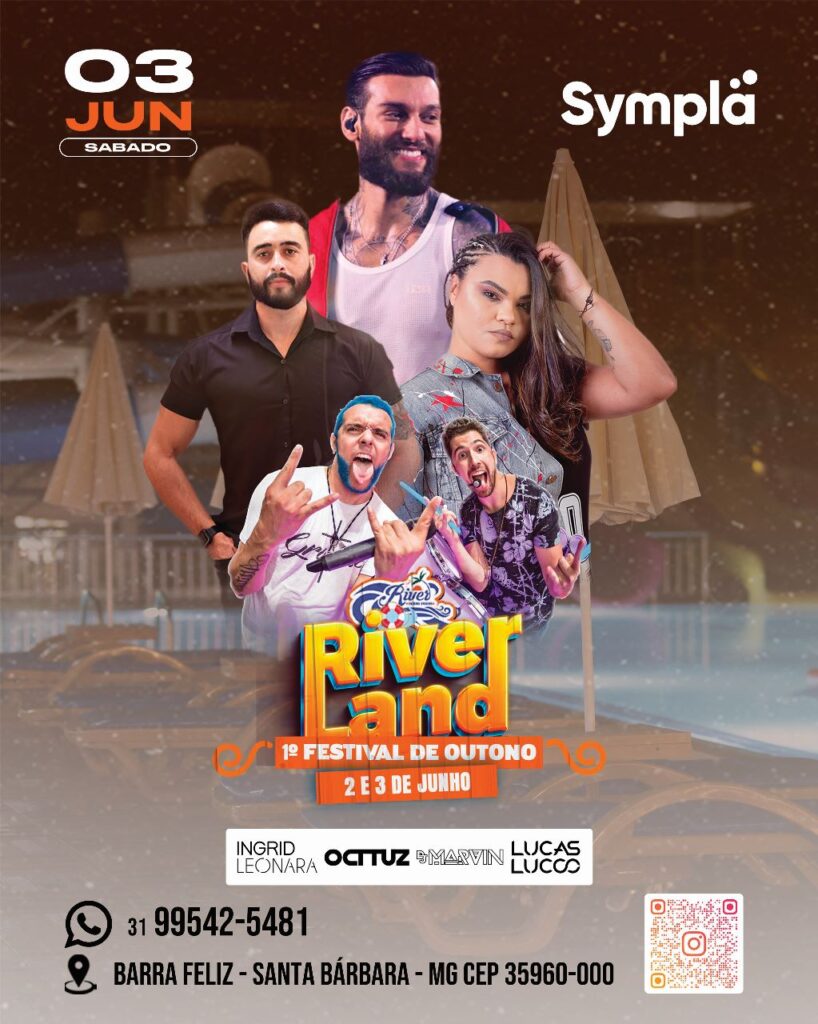 River Acqua Park lança festival que contará com grande nomes da música