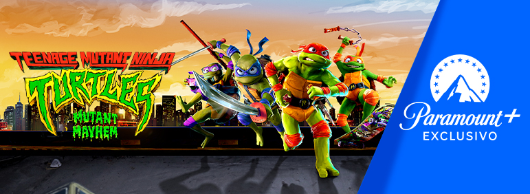 Confira as novidades de fevereiro no Paramount+ 5 As Tartarugas Ninja Caos Mutante Paramonut+