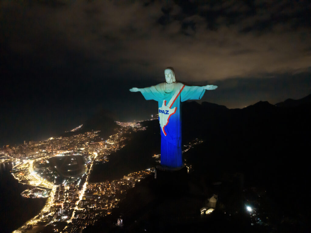 Rock in Rio comemora aniversário no Cristo Redentor 1 DJI 20240110230008 0074 D
