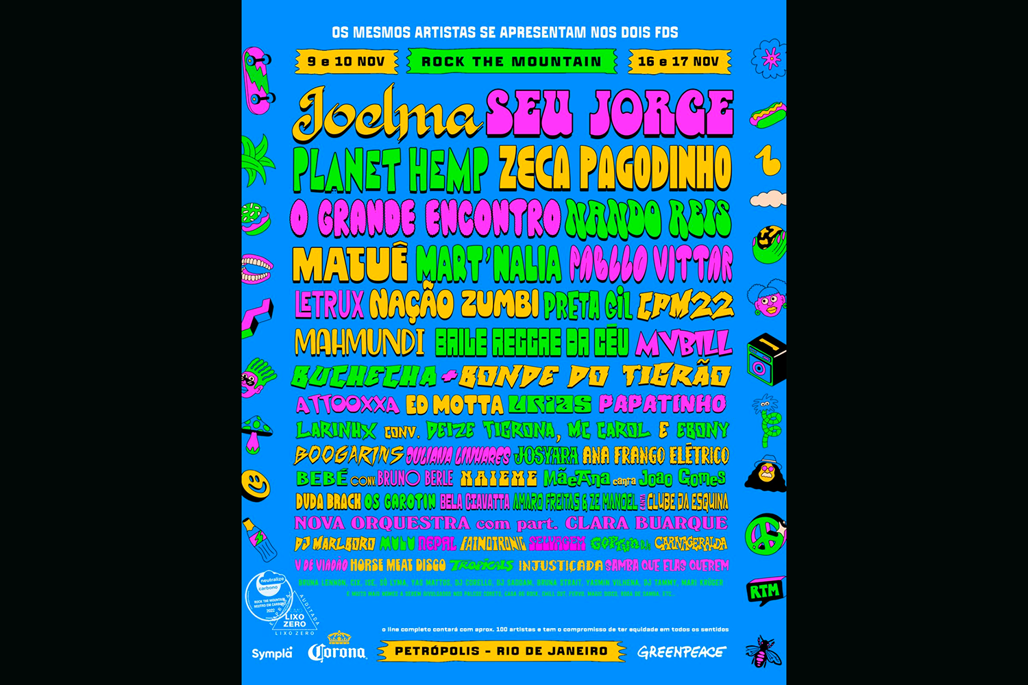 Rock the Mountain divulga line up completo para edição 2024 Aurora