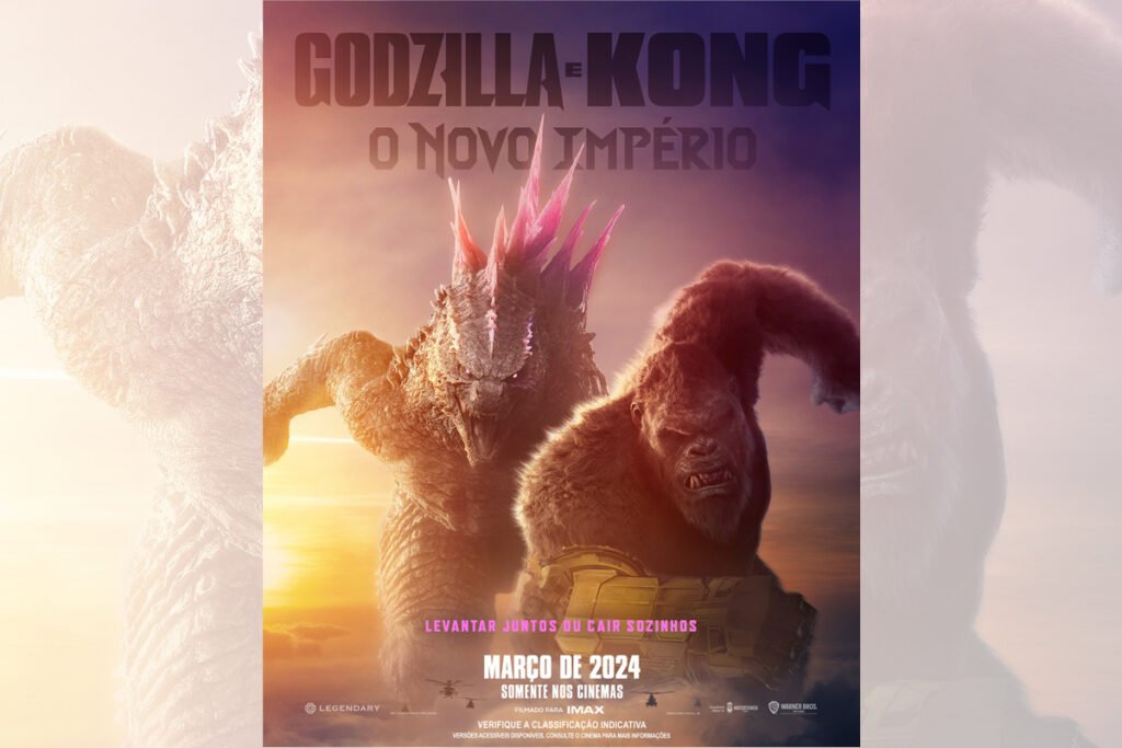 Godzilla e Kong: O Novo Império chega aos cinemas em 28 de março