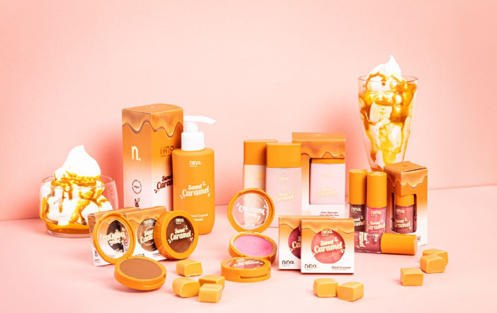 Nina Makeup expande a coleção ‘Sweet Caramel’ com novo creme hidratante corporal 1 Nina Makeup expande a coleção ‘Sweet Caramel’ com novo creme hidratante corporal