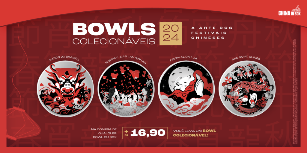 China in Box se inspira nos Festivais Chineses para Campanha de Bowls Colecionáveis 2024 