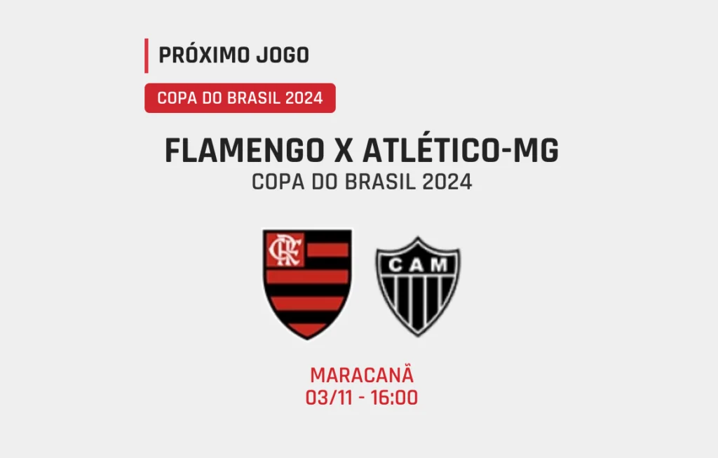 Prime Video transmitirá a final da Copa do Brasil 2024 para Flamengo x Atlético-MG
