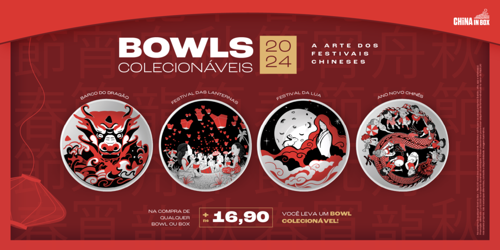 Inspirada no Festivais Chineses, Campanha de Bowls Colecionáveis do China in Box bate recorde e cresce mais de 30% em 2024