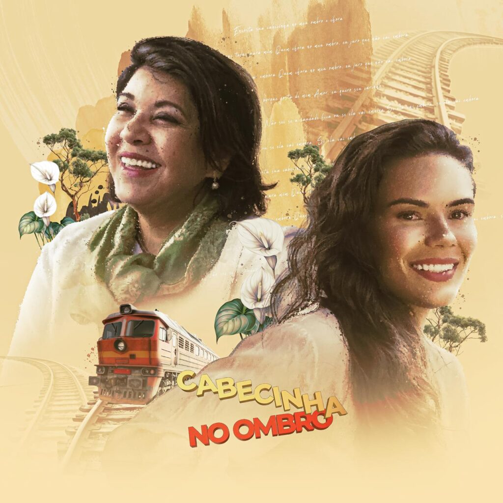 Roberta Miranda regrava o clássico Cabecinha no Ombro com a cantora portuguesa Bia Caboz 2 Capa single RM e Bia