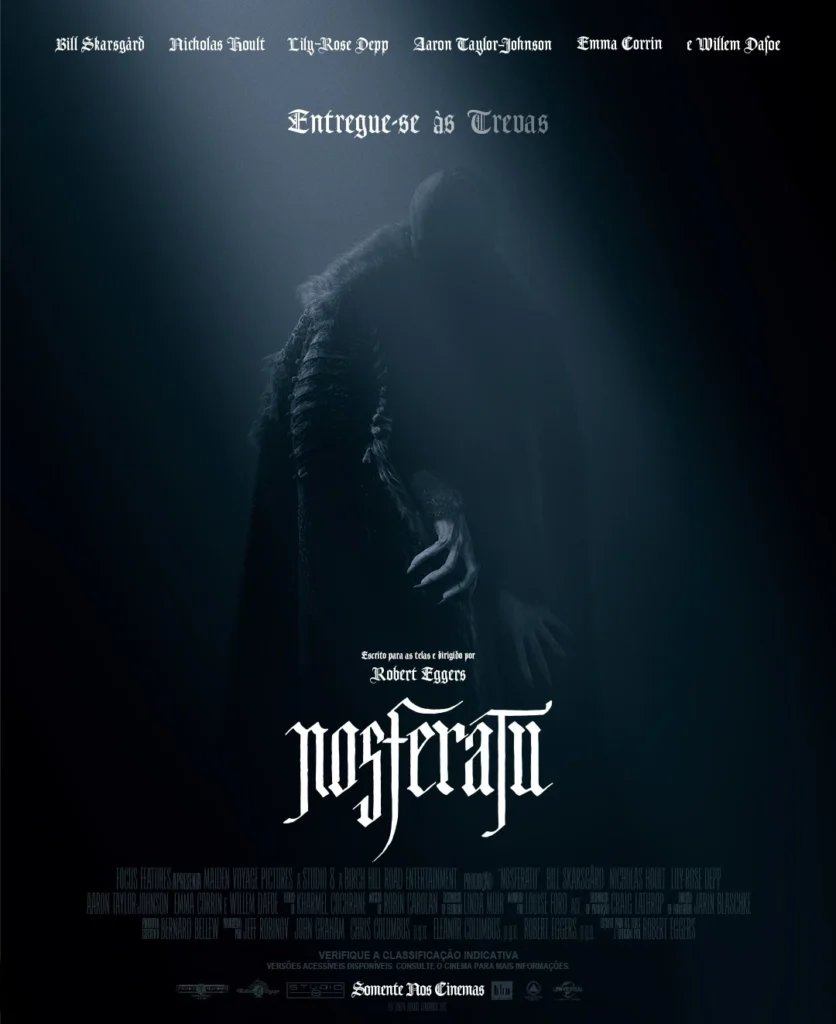 Nosferatu (2024): Uma Sinfonia Gótica de Terror Assombra os Cinemas – A Obra-Prima de Robert Eggers