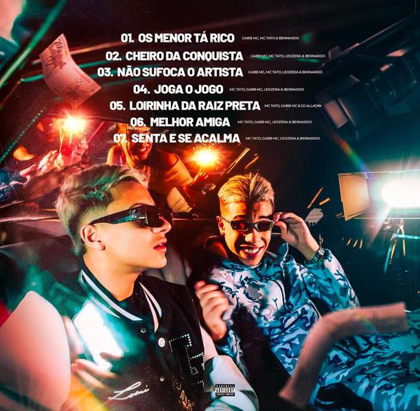Gabb MC e MC Tato se unem e lançam o Álbum “Os Menor Tá Rico”