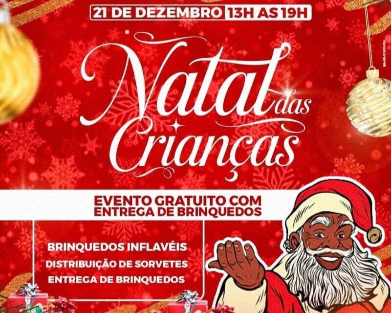 Instituto Cria Conexões Promove Festa de Natal na Zona Sul de São Paulo com Brinquedos, Sorvetes e Diversão