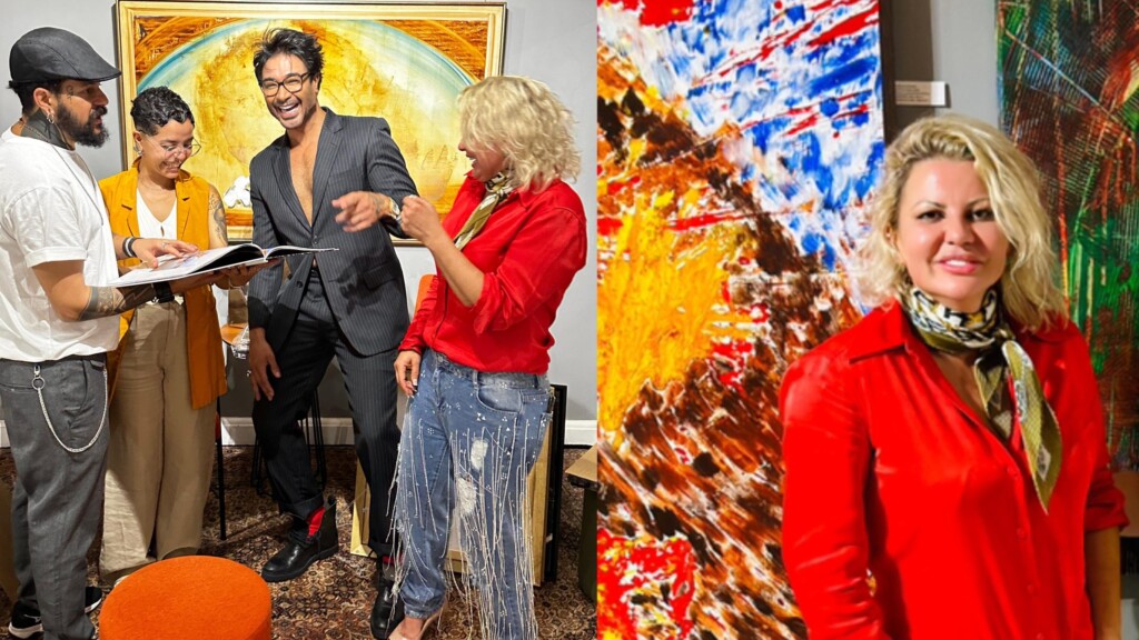 Noite de Arte e Sofisticação: Lenny Lopes Encanta São Paulo em Evento de Luxo