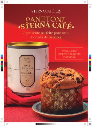 Sterna Café anuncia o lançamento do Panetone com gotas de chocolate para o Natal 2024 durante a campanha “Jornada de Sabores”