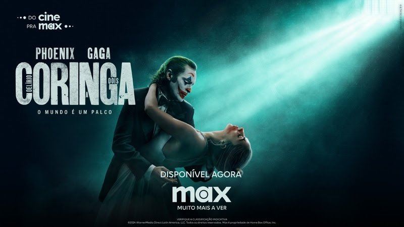 ‘CORINGA: DELÍRIO A DOIS’ JÁ ESTÁ DISPONÍVEL NA MAX 1 ‘CORINGA: DELÍRIO A DOIS’ JÁ ESTÁ DISPONÍVEL NA MAX