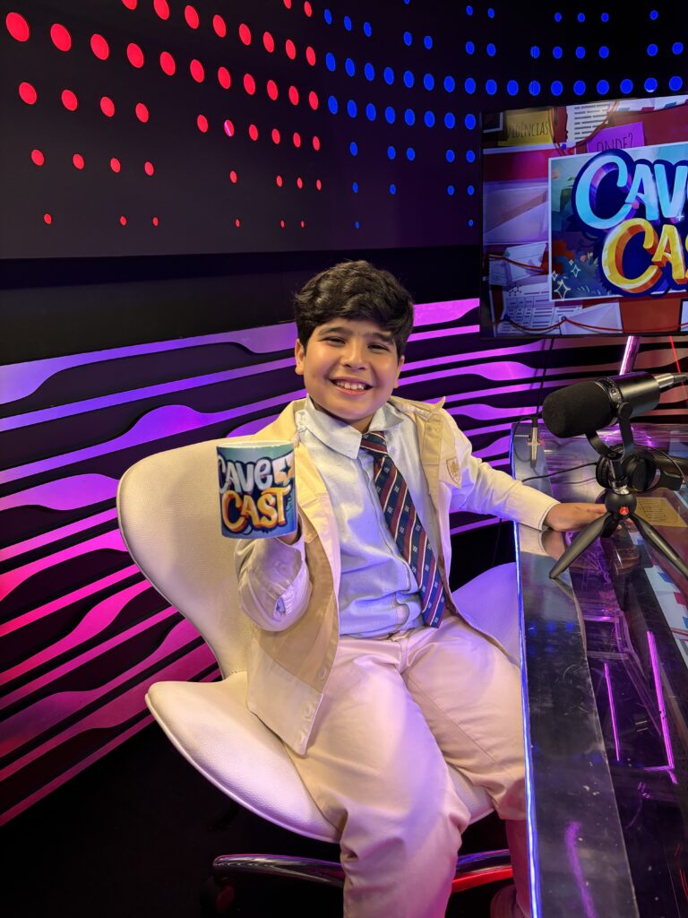 Diego Laumar, ator mirim de "A Caverna Encantada", fala sobre sua trajetória 1 Cavecast 191224 Divulgação SBT (3)