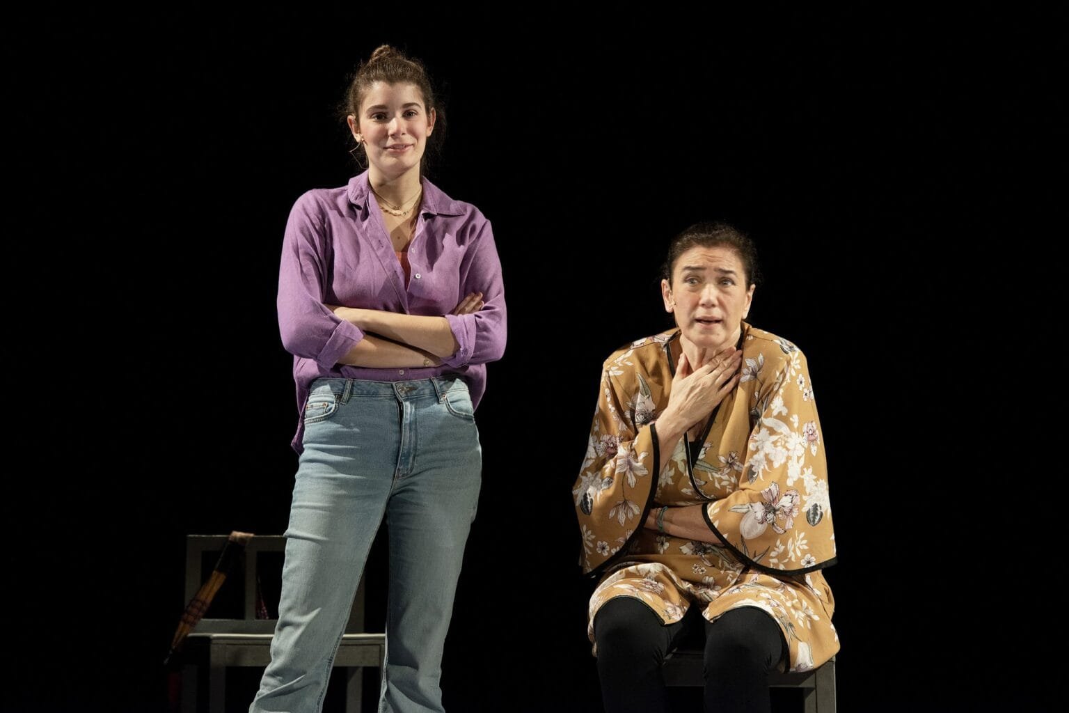 Lilia Cabral e a filha Giulia Bertolli fazem curta temporada popular da peça A Lista, no Teatro Carlos Gomes, no Rio Foto: Divulgação