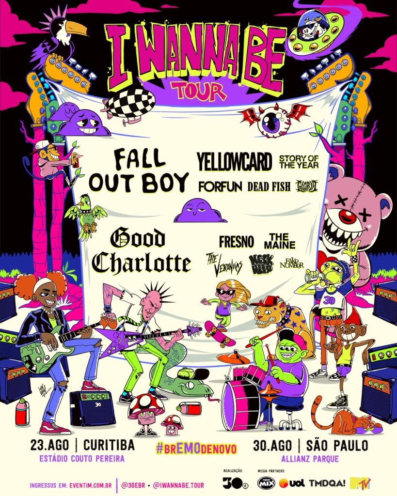 I Wanna Be Tour abre vendas para a sua segunda edição 1 IWBT POST BANDAS 1080x1350