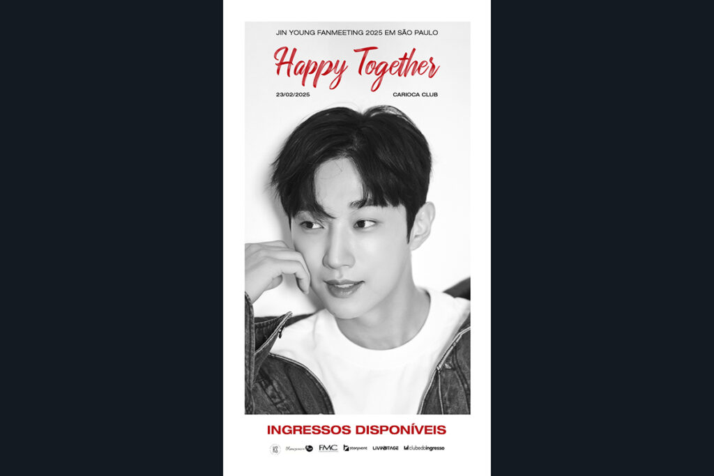 Ator e cantor sul-coreano Jinyoung vem ao Brasil em fevereiro com fanmeeting exclusivo