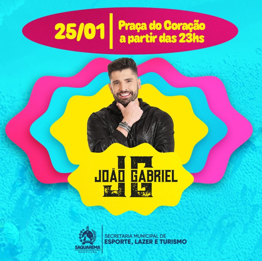 João Gabriel se apresenta gratuitamente neste sábado (25) no Festival de Verão de Saquarema 1 Foto: Divulgação