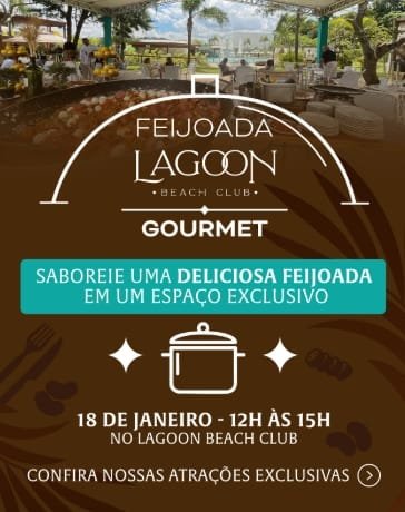 Lagoon Beach Club promove feijoada Gourmet em janeiro com menu exclusivo e experiência de alto padrão 2 Foto: Divulgação