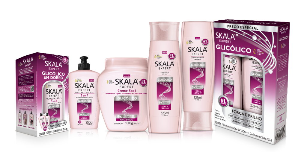 Skala apresenta linha Skala Glicólico e revoluciona os cuidados capilares com formulação inovadora 1 Skala apresenta linha Skala Glicólico e revoluciona os cuidados capilares com formulação inovadora