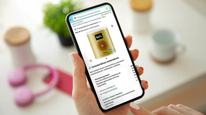 Amazon lança novo programa no Brasil para ajudar clientes a fazer escolhas de compras mais sustentáveis