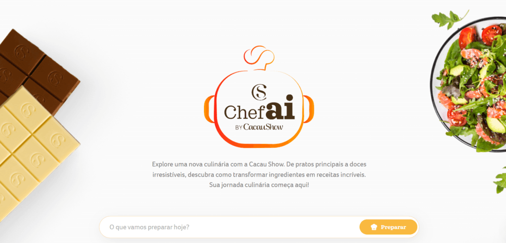 ChefAI: Cacau Show e BlueShift revolucionam a culinária com tecnologia e criatividade