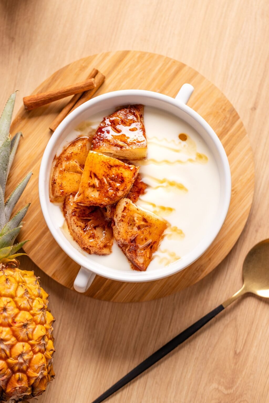 Receita de Creme de Abacaxi Grelhado da Puravida Foto: Divulgação