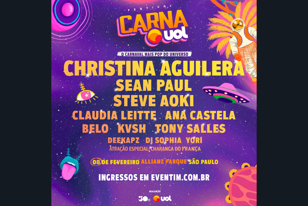 CarnaUOL 2025: confira os horários das atrações da 10ª edição do festival