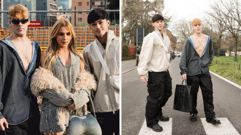 Caio Cerqueira e Luan Alencar marcam presença na Semana de Moda de Milão