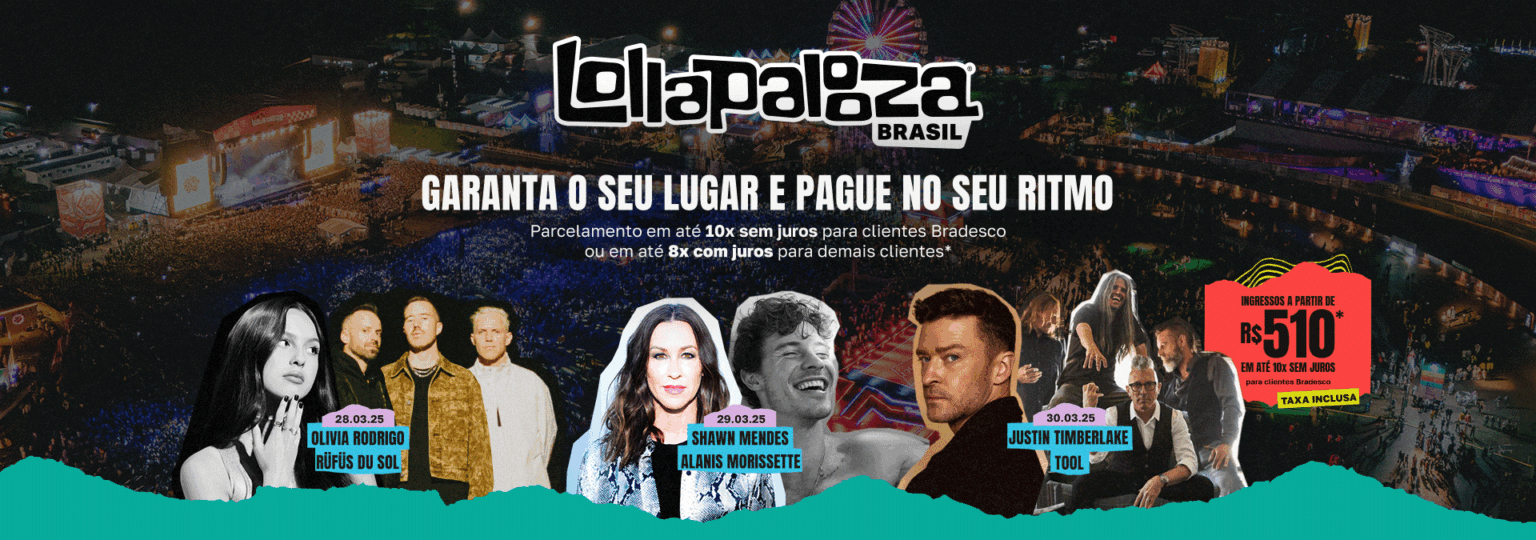 Lollapalooza Brasil 2025: Ingressos digitais já estão disponíveis e devem ser ativados e1fa71cb eace 47c3 a23a 26ee576569d5 headernovov4