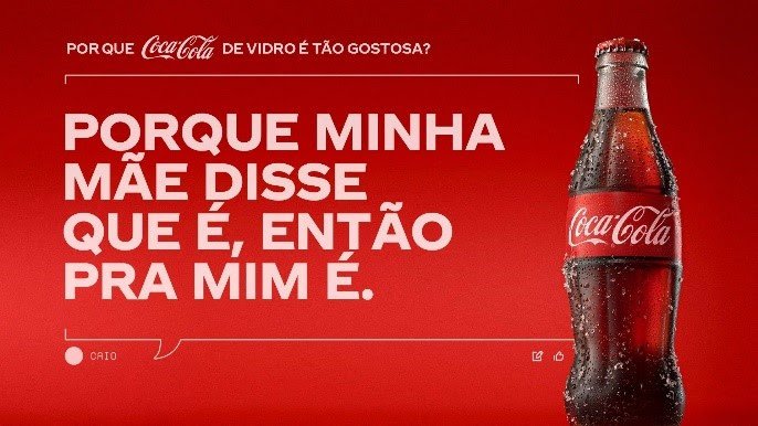 Coca-Cola celebra a icônica garrafa de vidro em nova campanha 1 Coca-Cola celebra a icônica garrafa de vidro em nova campanha