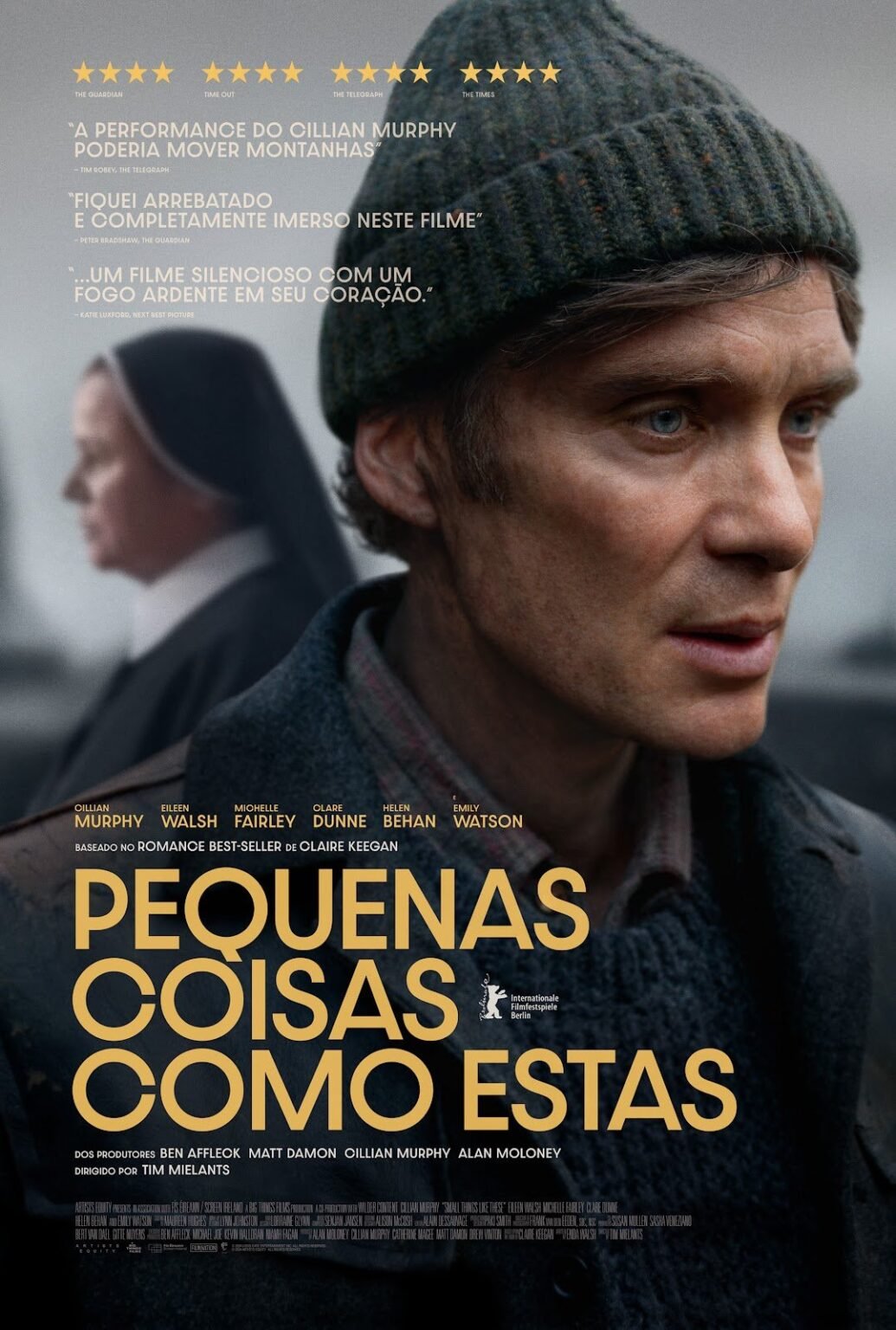 Pequenas Coisas Como Estas, estrelado pelo vencedor do Oscar Cillian Murphy, tem sessões antecipadas a partir de 27 de fevereiro Foto: Divulgação