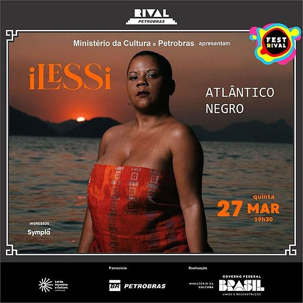 Ilessi lança “Atlântico Negro” no Teatro Rival em março
