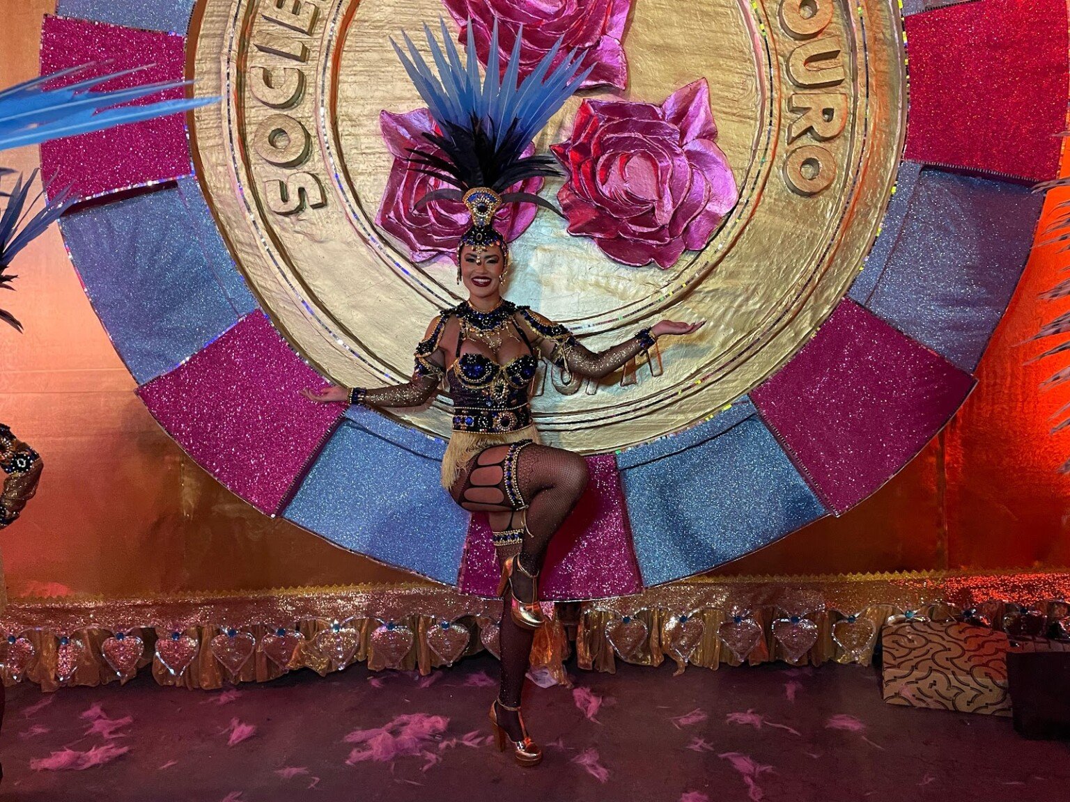 Influenciadora Alisha brilhou em desfile da Rosas de Ouro, Campeã do Carnaval de São Paulo! Foto: Divulgação