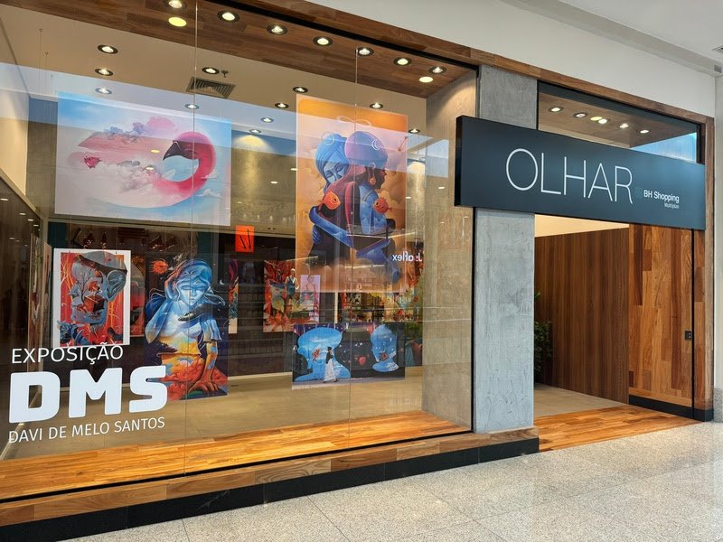 BH Shopping recebe exposição de Davi de Melo Santos