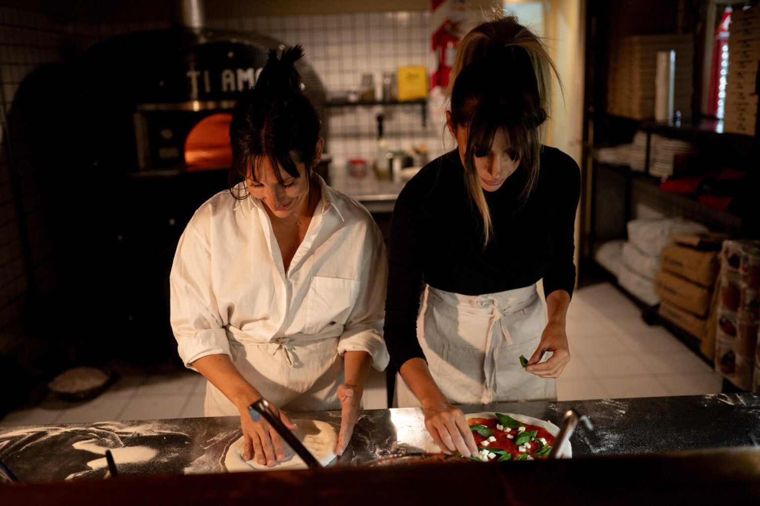 Carola e Victoria Santoro Ti Amo Pizzeria Foto Divulgacao 1