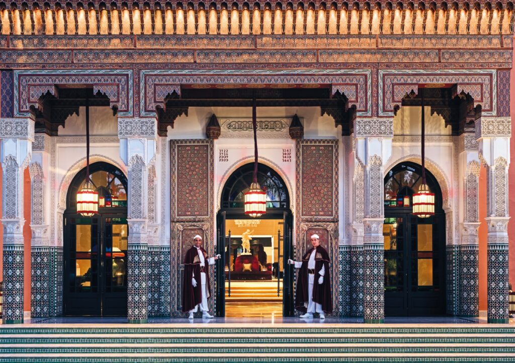 La Mamounia anuncia Simone Zanoni no L’Italien 2 Entrance to the Hotel, La Mamounia 2016