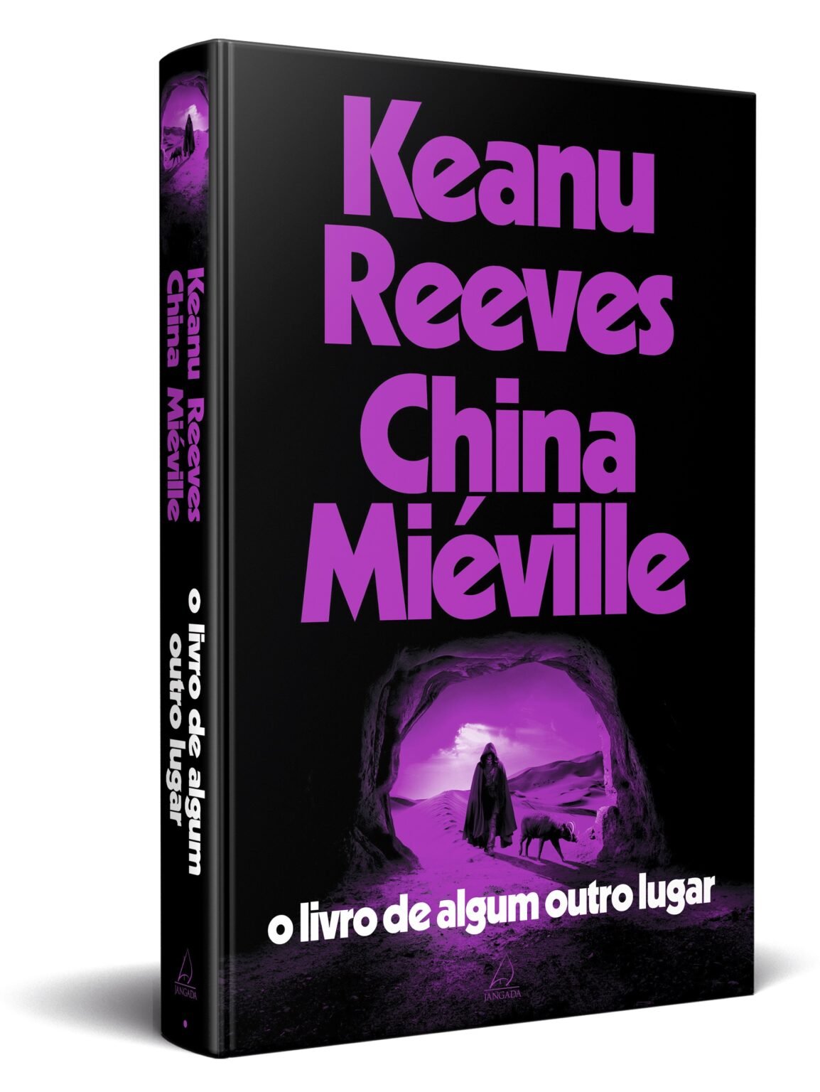 O Livro de Algum Outro Lugar 3D com fundo