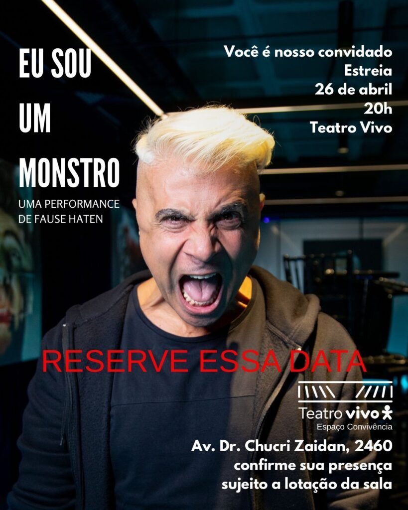 Fause Haten retorna com “Eu Sou um Monstro” e lança livro 1 Fause Haten retorna com “Eu Sou um Monstro” e lança livro