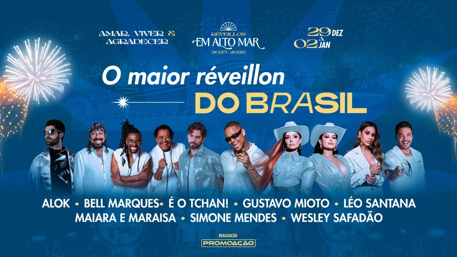 Navio Réveillon terá Alok, Simone Mendes e mega shows em alto-mar REV Midia DisparoAtracoes Estatico