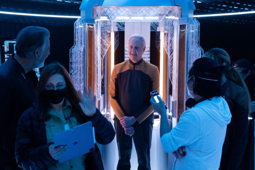 A&E estreia última temporada de Star Trek: Picard 6 STP epi0306 BTS 1208 06047 RT